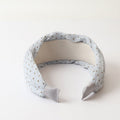 Stylish Polka Dots Ruffled Wide Headband MK2SPM6W6HBD14