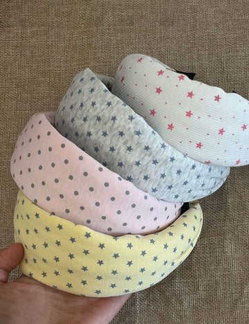 Cute Star Print Wide Non Slip Headband MK2SPM6W6HBD11