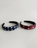 Vintage Polka Dots Sponge Padded Headband MK2SPM6W6HBD05
