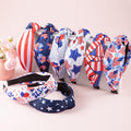 Stylish USA Flag Print Knot Hair Band 8AS6HBD55T