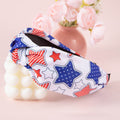 Stylish USA Flag Print Knot Hair Band 8AS6HBD55T