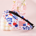 Stylish USA Flag Print Knot Hair Band 8AS6HBD55T
