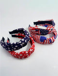 Fashion Start Pattern Knotted Wide Hair Band 8AS6HBD68L