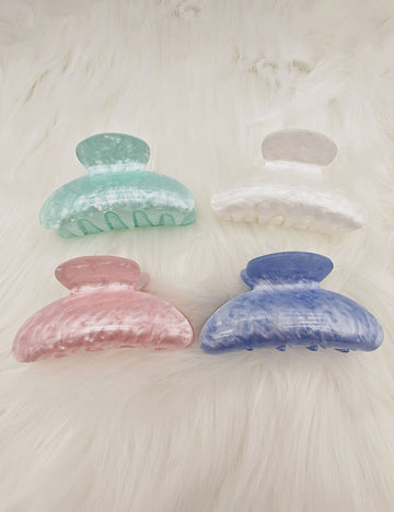 Fashion Iridescent Non Slip Acrylic Hair Claw 8AS6HCP251T