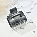 Fashion Color Block Geometric Mini Hair Claw 8AS6HCP258T