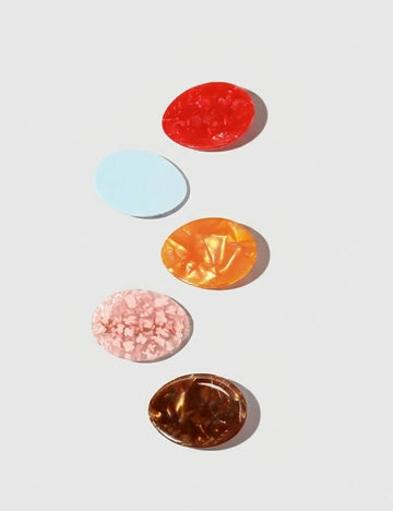 Cute Oval Duck Bill Acetate Hiar Clip 8AS6HCP259T