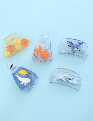 Creative Ocean Style Animal Acetate Hair Claw 8AS6HCP263T