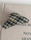 Fashion Color Contrast Checkered Acetate Hair Claw 8AS6HCP269L