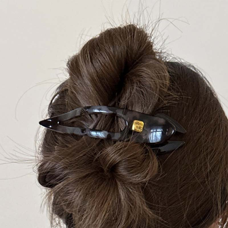 Simple Leopard Print Lage Strong Hold Hair Claw 8AS6HCP275L
