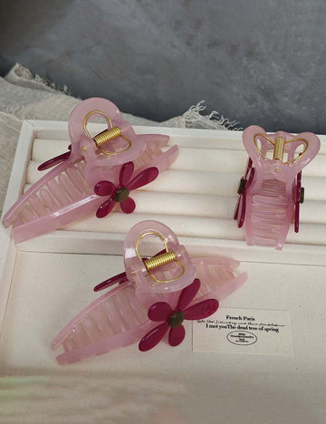 Fresh Big Flower Large Acetate Hair Claw 8AS6HCP277L