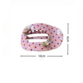Elegant Oval Rhinestone Hollow Large Hair Claw 8AS6HCP282L