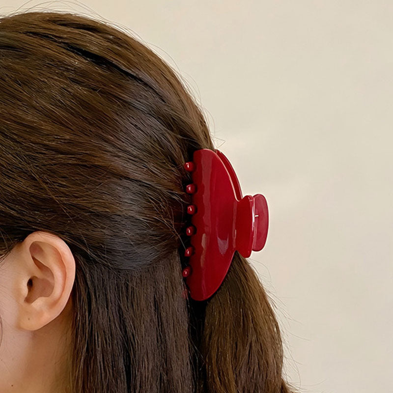 Minimalist Solid Color Strong Hold Hair Claw 8AS6HCP286L