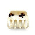 Simple Floral Pattern Acetate Hair Claw 8AS6HCP292L