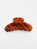 Retro Brown Striped No Slip Acetate Hair Claw 8AS6HCP295L