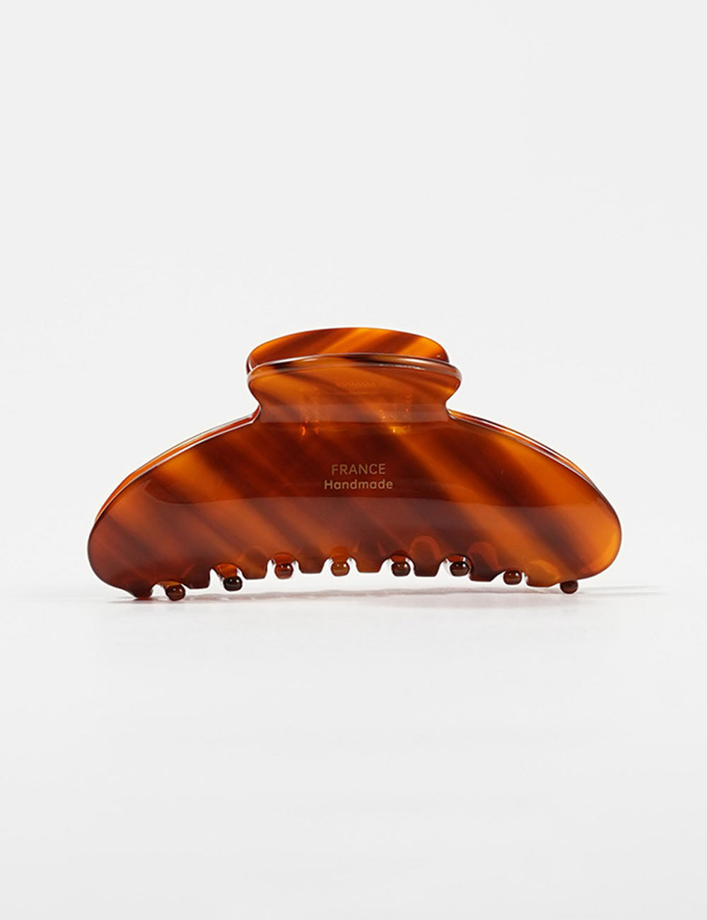 Retro Brown Striped No Slip Acetate Hair Claw 8AS6HCP295L