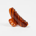 Retro Brown Striped No Slip Acetate Hair Claw 8AS6HCP295L