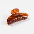 Retro Brown Striped No Slip Acetate Hair Claw 8AS6HCP295L