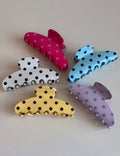 Stylish Polka Dots Large Acetate Hair Claw 8AS6HCP296L