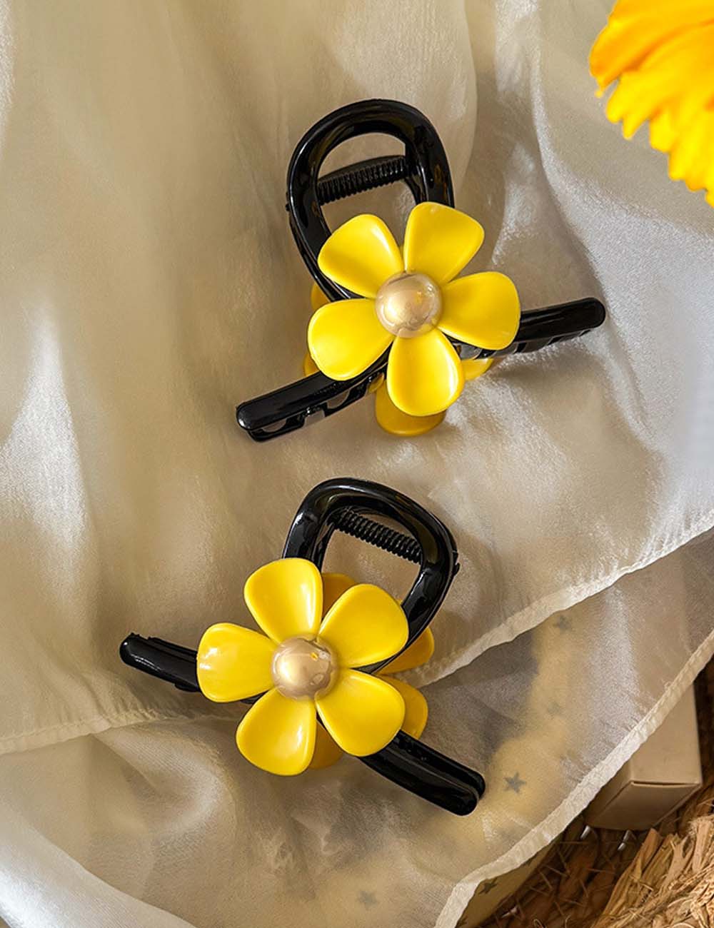 Cute Sweet Yellow Flower Mediu - DippedShop Wholesale - #6291
