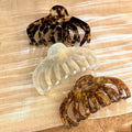 Retro Tortoise Shell Acetate Large Hair Claw 8AS6HCP302L