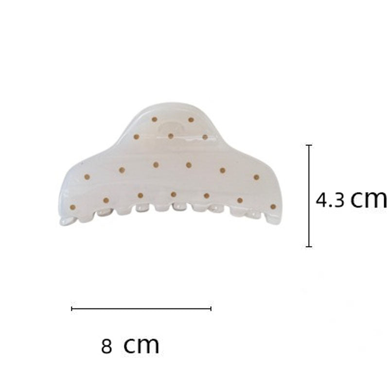 Minimalist Polka Dots Versatile Hair Claw 8AS6HCP303L
