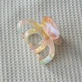 Cute Iridescent Pumpkin Medium Hair Claw 8AS6HCP304L
