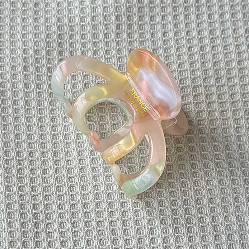Cute Iridescent Pumpkin Medium Hair Claw 8AS6HCP304L