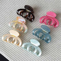 Cute Iridescent Pumpkin Medium Hair Claw 8AS6HCP304L
