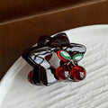 Sweet Star Cherry Mini Hair Claw Clip 8AS6HCP305L