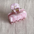 Trendy Marble Textured Non Slip Acetate Hair Claw 8AS6HCP306L