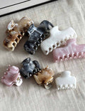 Trendy Marble Textured Non Slip Acetate Hair Claw 8AS6HCP306L