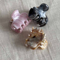 Trendy Marble Textured Non Slip Acetate Hair Claw 8AS6HCP306L