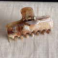 Trendy Marble Textured Non Slip Acetate Hair Claw 8AS6HCP306L