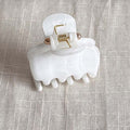 Trendy Marble Textured Non Slip Acetate Hair Claw 8AS6HCP306L