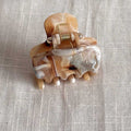 Trendy Marble Textured Non Slip Acetate Hair Claw 8AS6HCP306L
