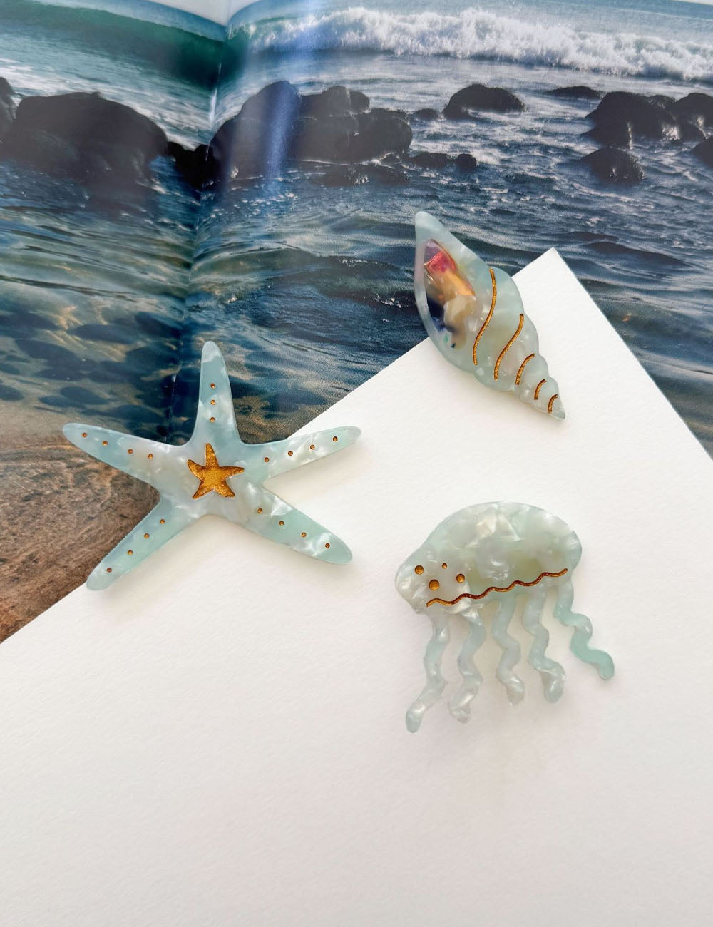 Simple Ocean Style Starfish Ac - DippedShop Wholesale - #9475
