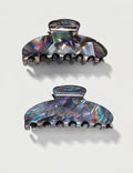 Trendy Iridescent Strong Hold Acrylic Hair Claw 8AS6HCP327T