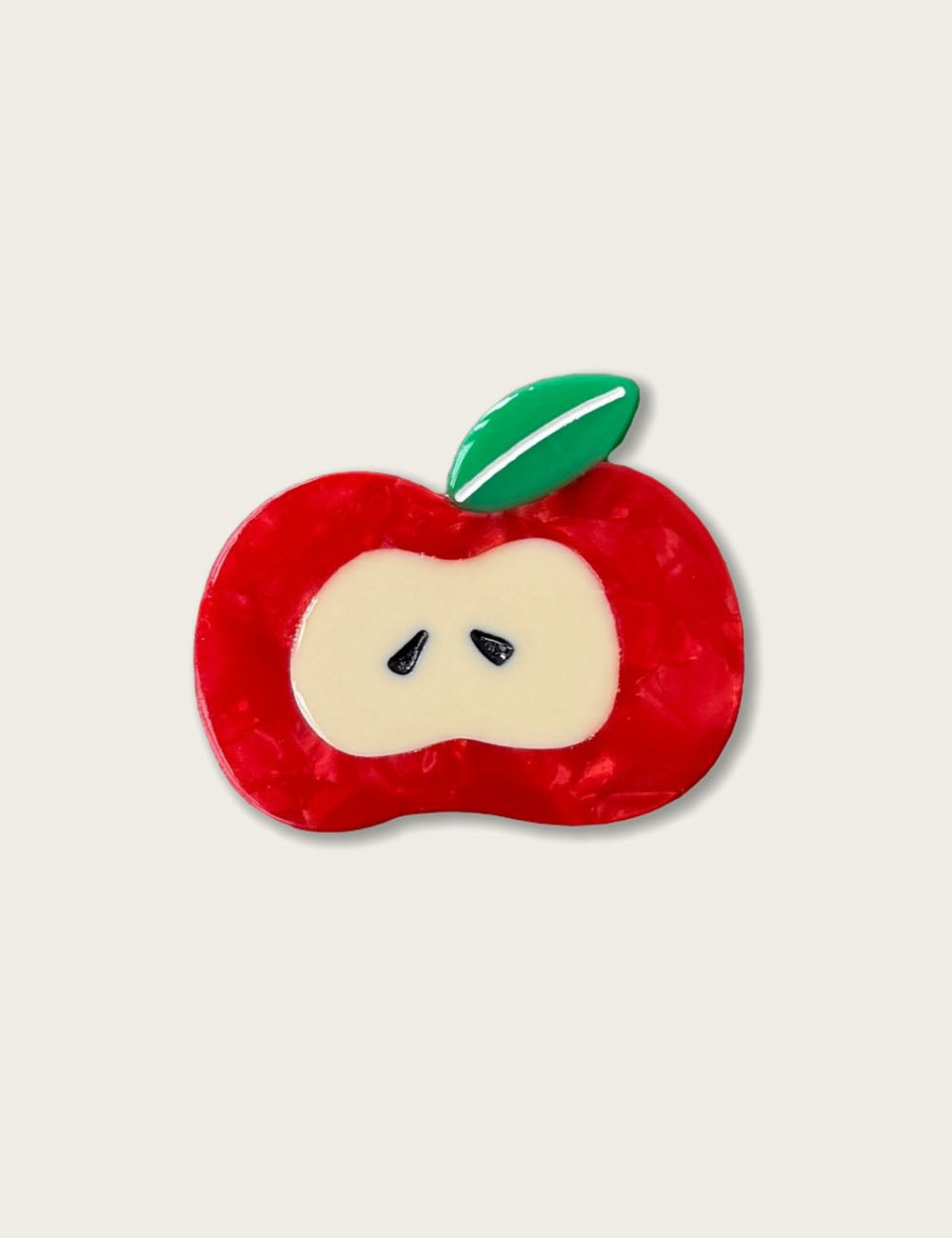 Cute Apple Shape Fruit Acetate Hair Clip 8AS6HCP329T