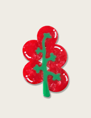 Sweet Cheery Tomato No Crease Duckbill Hair Clip 8AS6HCP335T