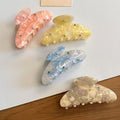Fashion Rhinestone Flower Acetate Hair Claw 8AS6HCP342T