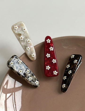 Cute Daisy Flower No Slip Side Hair Claw 8AS6HCP346L