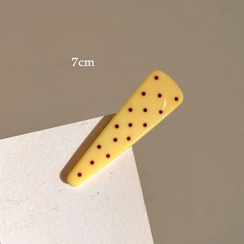 Trendy Polka Dots Duckbill Side Hair Clip 8AS6HCP347L