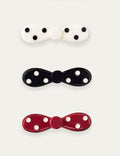 Vintage Polka Dots Bow Knot Side Hair Clip 8AS6HCP348L