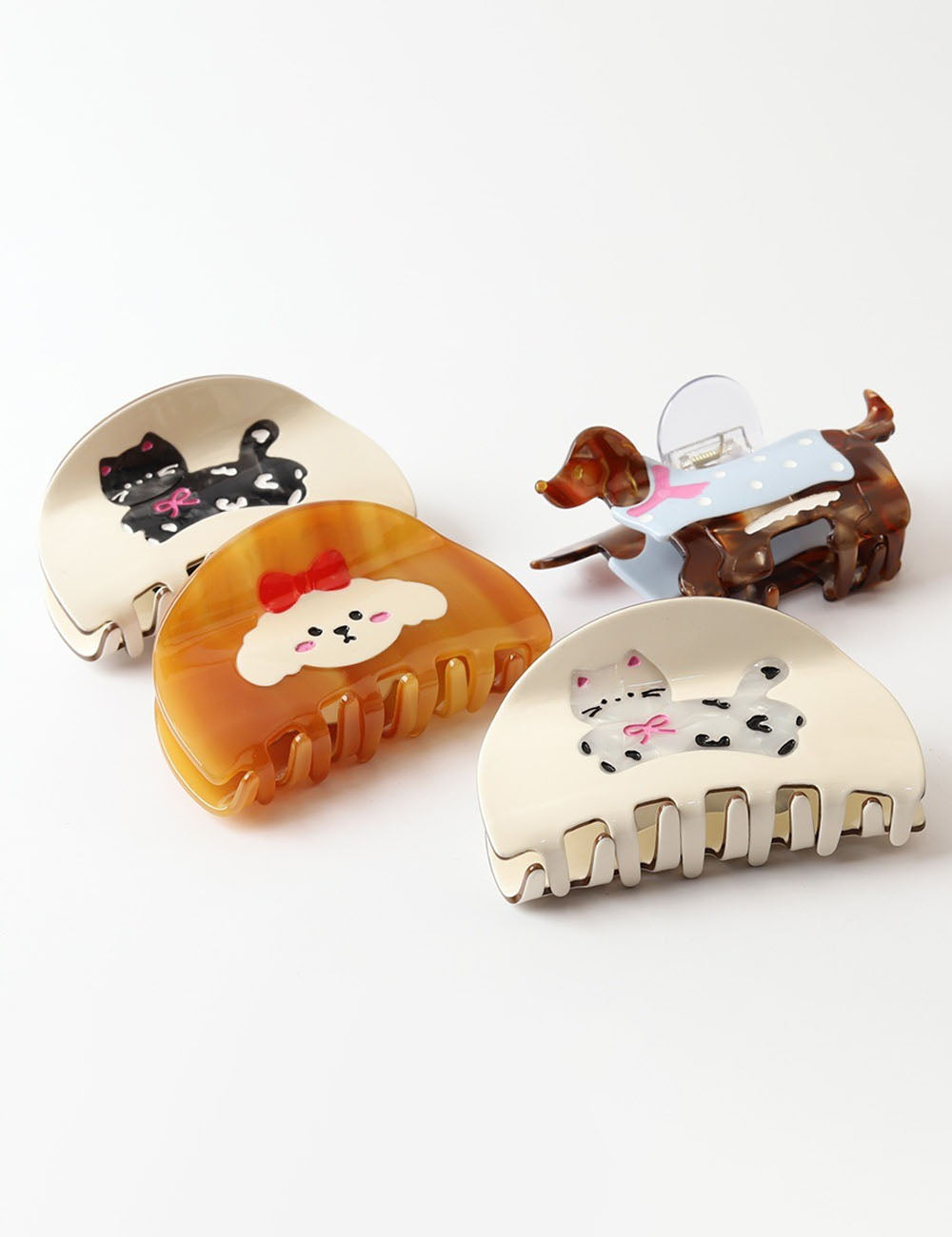 Cute Polka Dots Small Dog Hair - DippedShop Wholesale - #8019