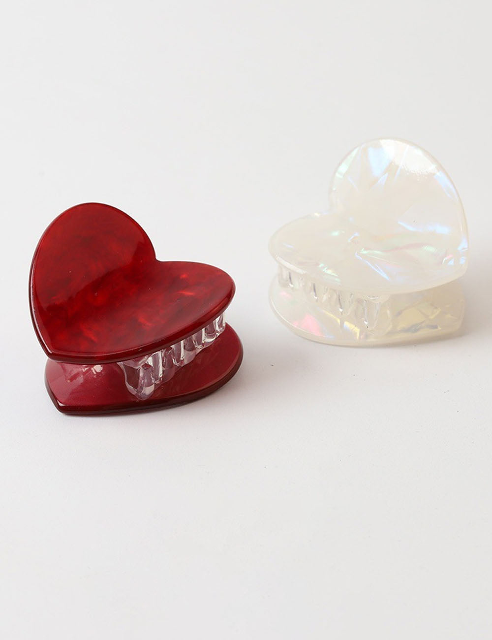 Sweet Love Heart Small Hair Cl - DippedShop Wholesale - #8819