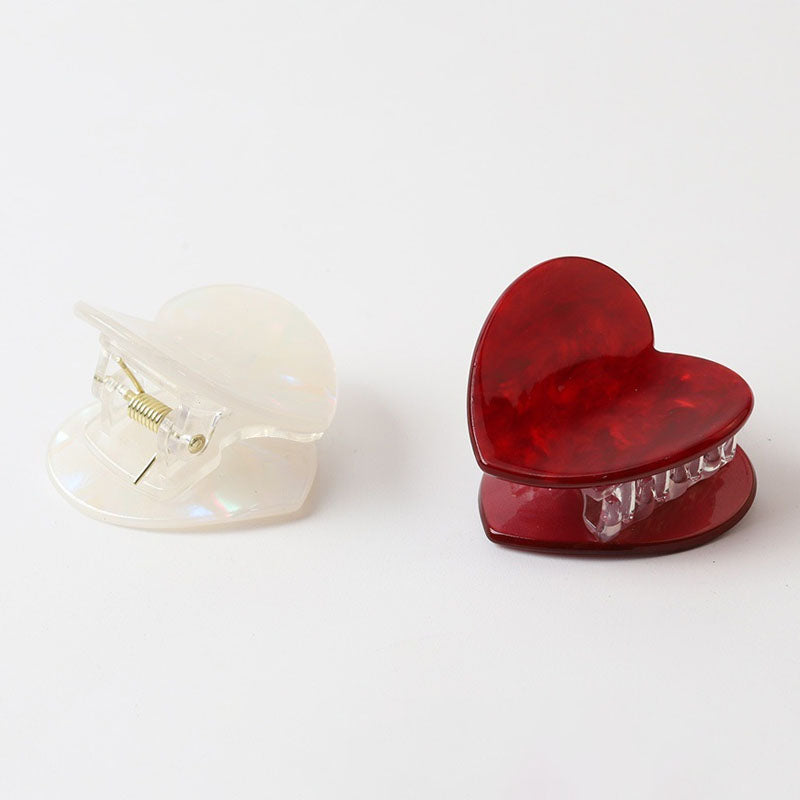 Sweet Love Heart Small Hair Cl - DippedShop Wholesale - #1587