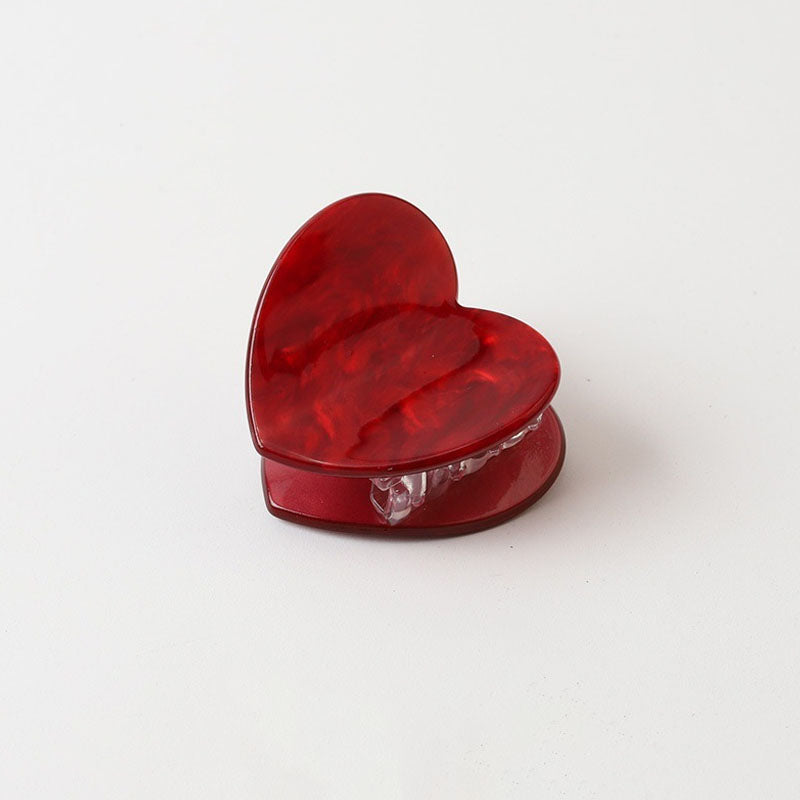 Sweet Love Heart Small Hair Cl - DippedShop Wholesale - #7123