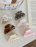 Vintage Star Pattern Acetate Non Slip Hair Clip 8AS6HCP365L