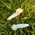 Sweet 3D Flower Pearl Duckbill Hair Clip MK2PM6W6HCP03