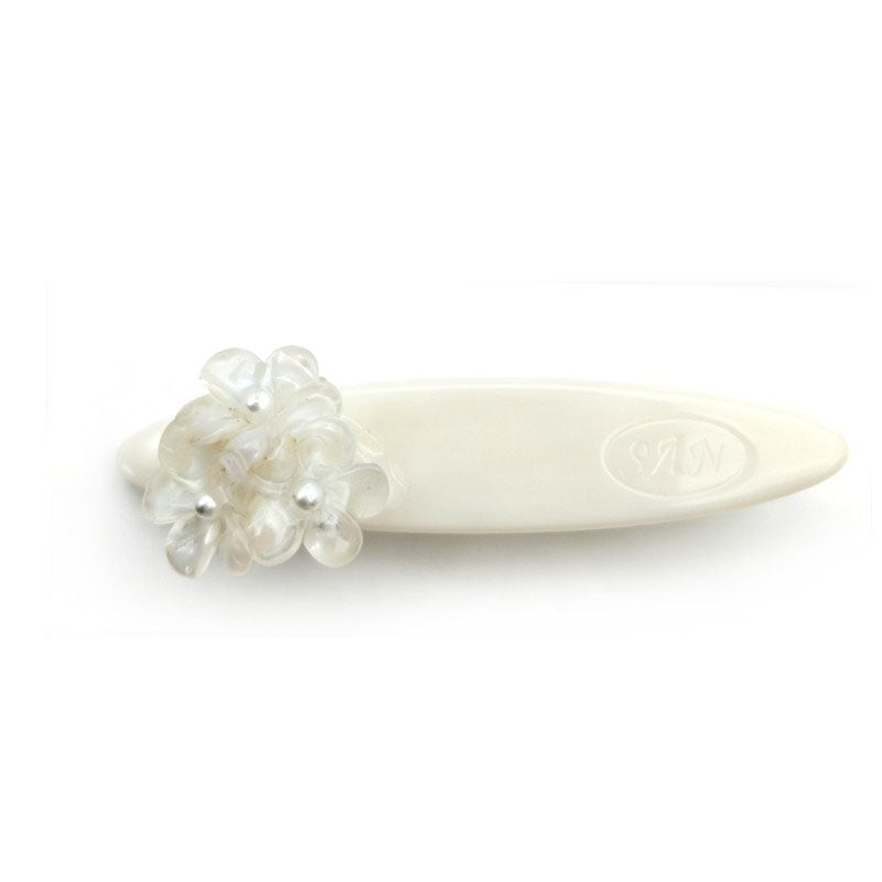 Sweet 3D Flower Pearl Duckbill Hair Clip MK2PM6W6HCP03